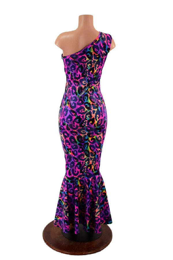 Fish Tail Gown with Fully Separating Burlesque Style Zipper - 5