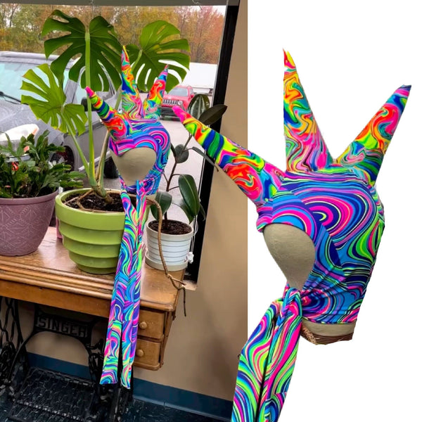 Triple Unicorn Horn Bonnet - 1