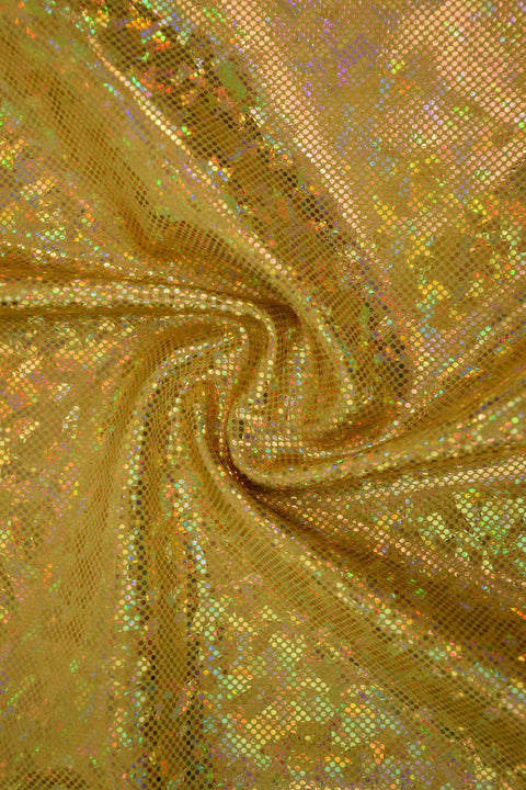Gold Kaleidoscope Fabric - Coquetry Clothing