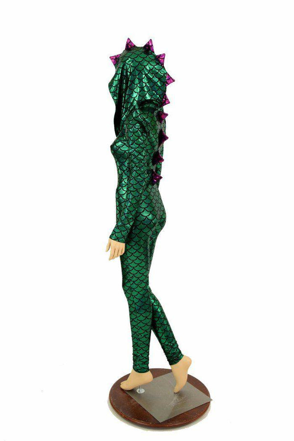 Mardi Gras Dragon Hood Catsuit - 7