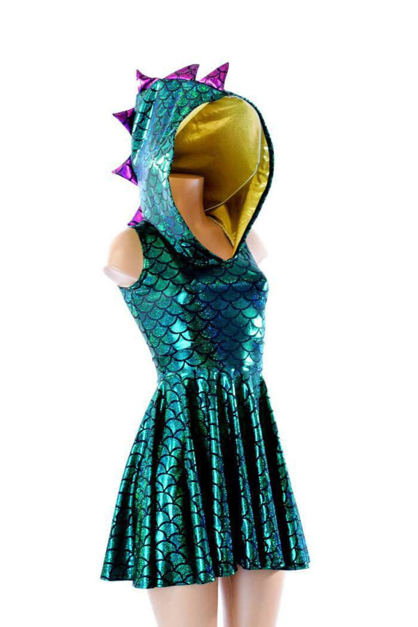 Mardi Gras Dragon Skater Dress - 1