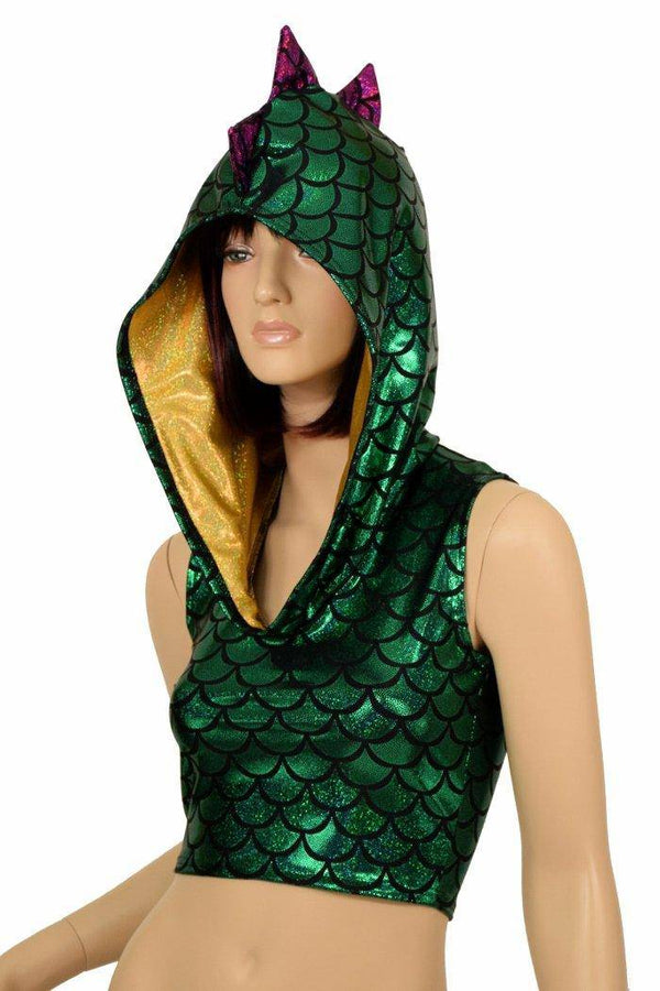 Mardi Gras Sleeveless Dragon Crop - 1