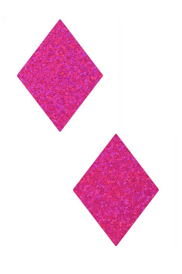 Pink Sparkly Jewel Diamond Pasties - 1