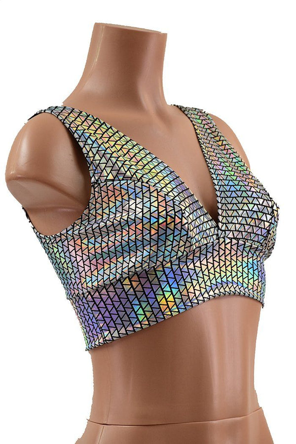 Prism Holographic Spandex Fabric - 5