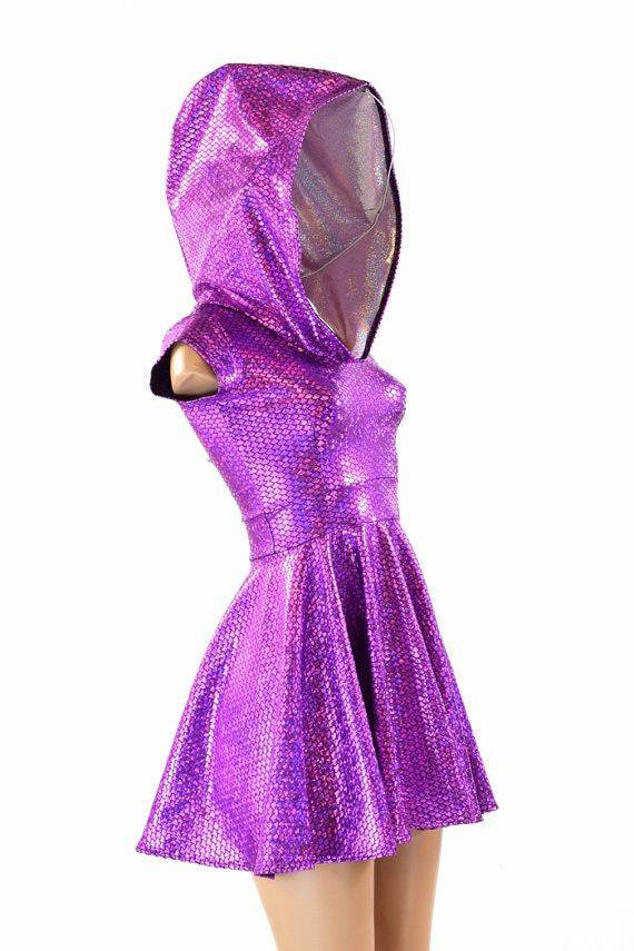 Purple Fish Scale Fabric - 5