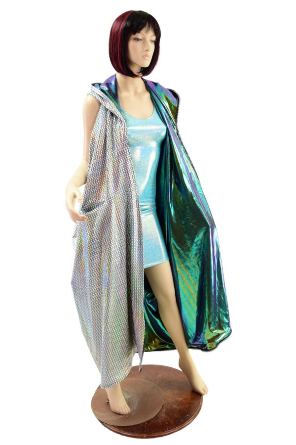 Reversible Hooded Racerback Duster - 1