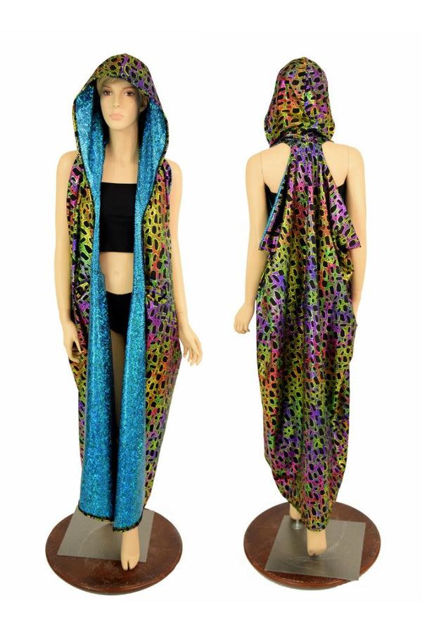 Reversible Hooded Racerback Duster - 1