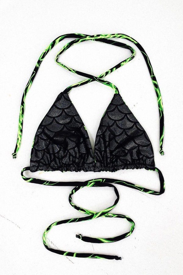 Reversible Triangle Slide Bikini Top - 1