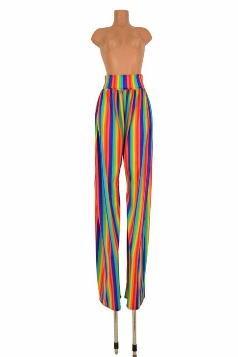 Trouser Style Stilt Pants in Rainbow - Coquetry Clothing