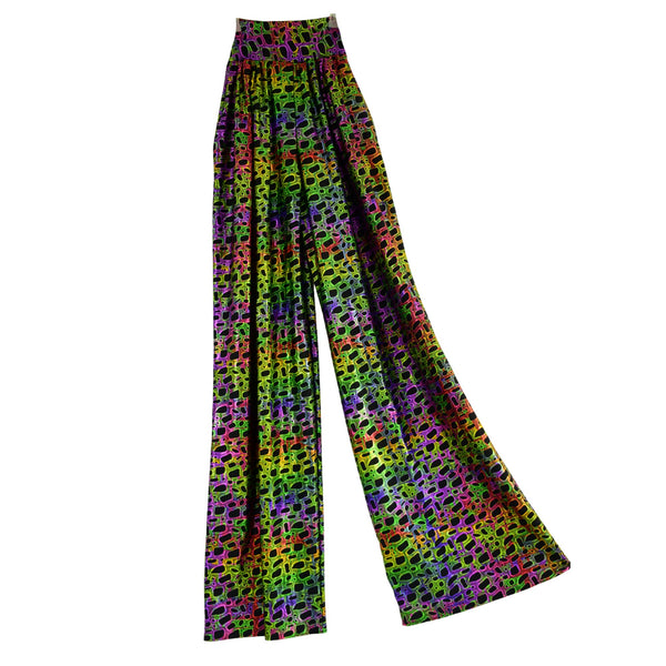 Trouser Style Stilt Pants in Poisonous - 1