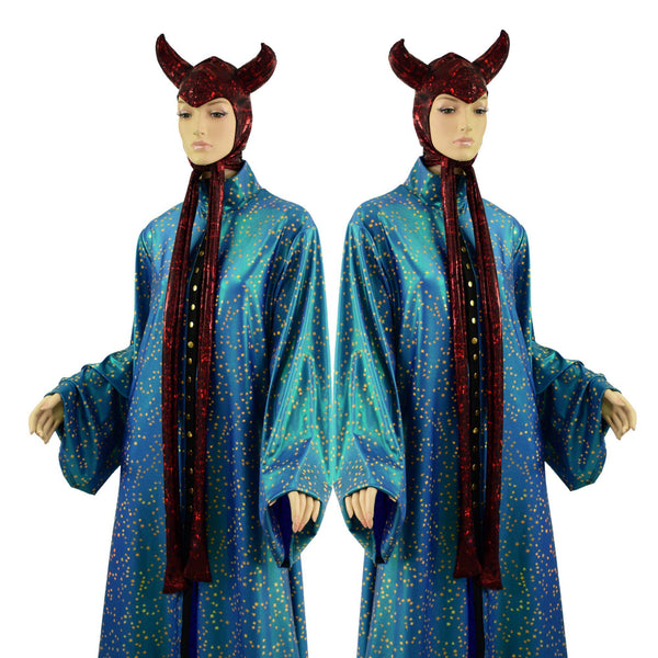 Vintage Style Devil Bonnet in Primeval Red (Hood only, Cloak Sold Separately) - 1