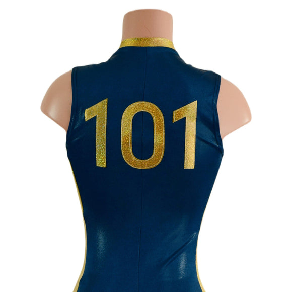 101 Plunging V Neck Romper with Siren Cut Leg and Side Panels - Coquetry Clothing