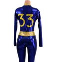 Blue & Gold 33 Fallout Cosplay Suit - 2