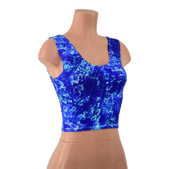 TidePool Crop Tank - Coquetry Clothing