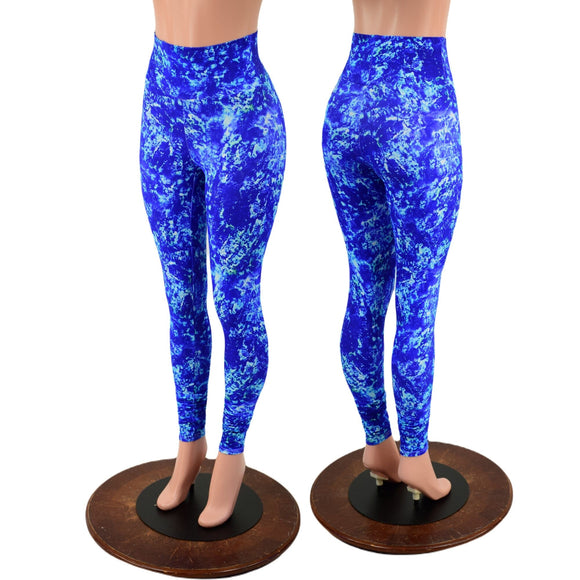 READY to SHIP TidePool High Waist Leggings - Coquetry Clothing