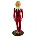 Childrens 2PC Elf Catsuit and Collar Set in Red Velvet - 7