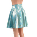 19" Seafoam Holographic Skater Skirt - 6