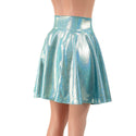 19" Seafoam Holographic Skater Skirt - 5