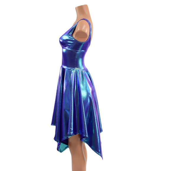 Long Waisted Pixie Hemline Starlette Dress - Coquetry Clothing