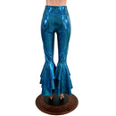 Ocean Sparkle High Waist Triple Tier Bell Bottom Flares - Coquetry Clothing