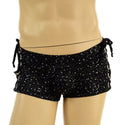 Mens Lowrise Laceup Aruba Shorts in Star Noir - 4