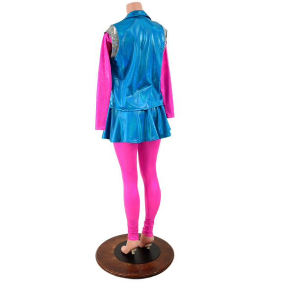 21st Century Girl 2PC Set , Vest and Skirt only (leggings and top sold in the 4PC set) - Coquetry Clothing