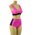 Neon Pink Sparkly Jewel and Black Mystique Siren & Starlette Set - 2