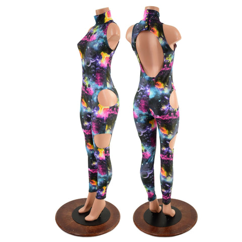SpellBound Catsuit in Galaxy - Coquetry Clothing