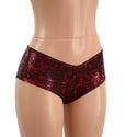 Cheeky Booty Shorts in Primeval Red - 1