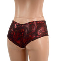 Cheeky Booty Shorts in Primeval Red - 2