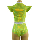 2PC Crop Top and Siren Shorts Set - Coquetry Clothing