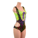 2PC Hipnotic Suspender Romper Set - Coquetry Clothing