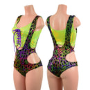 2PC Hipnotic Suspender Romper Set - Coquetry Clothing