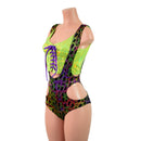 2PC Hipnotic Suspender Romper Set - Coquetry Clothing