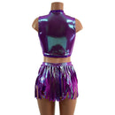 2PC Keyhole Top and Gladiator Shorts Set - Coquetry Clothing
