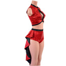 2PC Keyhole Top and Siren Shorts Set - Coquetry Clothing