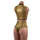 2PC Keyhole Top and Siren Shorts Set - Coquetry Clothing