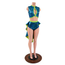 2PC Keyhole Top and Siren Shorts Set - Coquetry Clothing