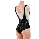 2PC Suspender Romper and Laceup Mini Crop Tank Set - Coquetry Clothing