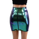 Scarab Bodycon Skirt with Fully Separating Zipper - 3