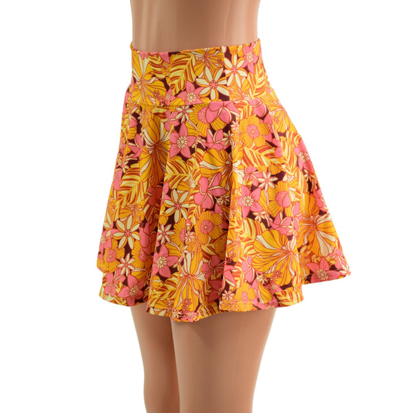 "What the Floral" Mini Rave Skirt - 1