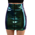 Scarab Bodycon Skirt with Fully Separating Zipper - 4