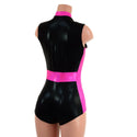 V Front Romper with Siren Cut Leg - 3