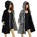 Double Minky Reversible A Line Coat - 5