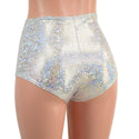 High Waist Siren Shorts with Front Laceup - 3