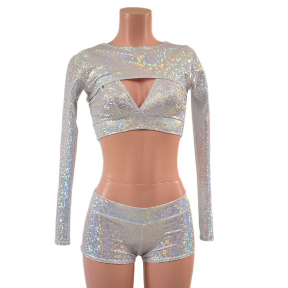 3PC Bolero, Bralette, and Lowrise Shorts Set - Coquetry Clothing