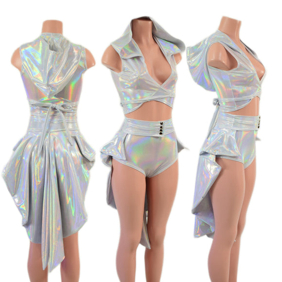 3pc Flashbulb Holographic Set - Coquetry Clothing