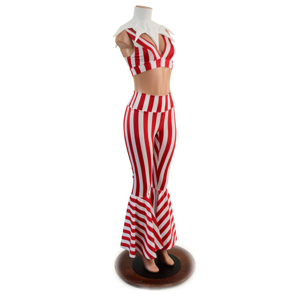 3PC Red and White Striped Elf Set - Coquetry Clothing