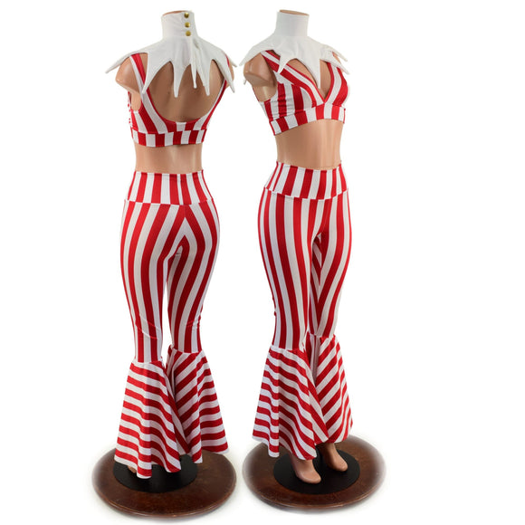 3PC Red and White Striped Elf Set - Coquetry Clothing