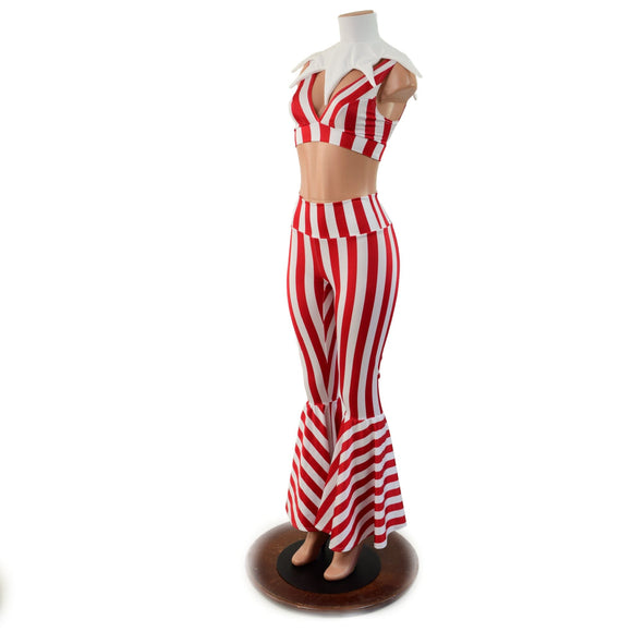 3PC Red and White Striped Elf Set - Coquetry Clothing
